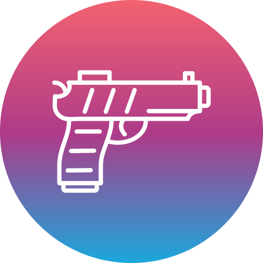 pistola Generic Flat Gradient icona