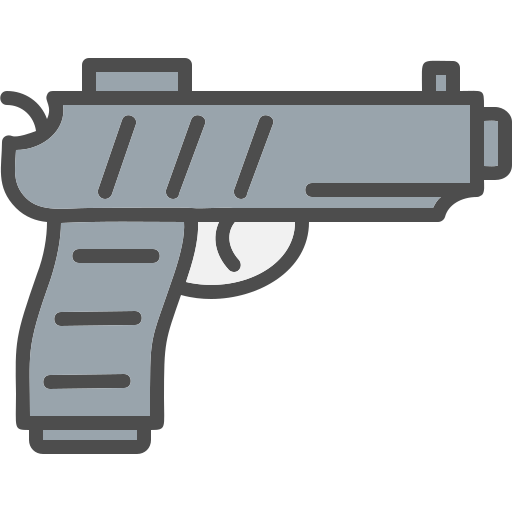 pistolet Generic Outline Color Icône