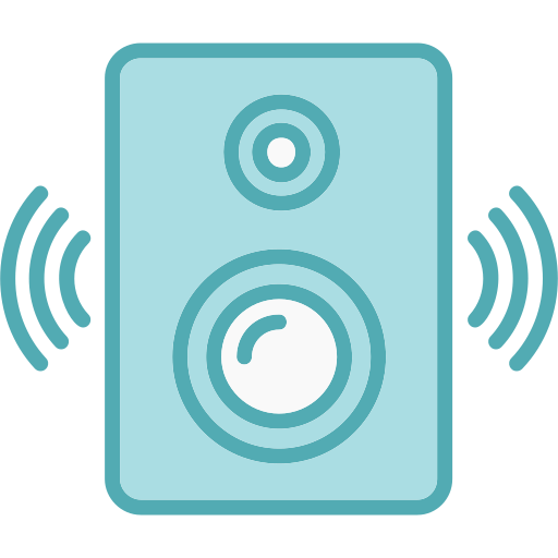 Speaker Generic Blue icon