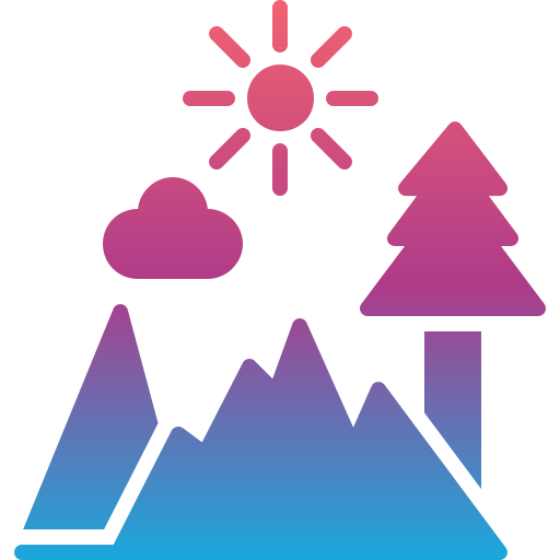 Mountain Generic Flat Gradient icon