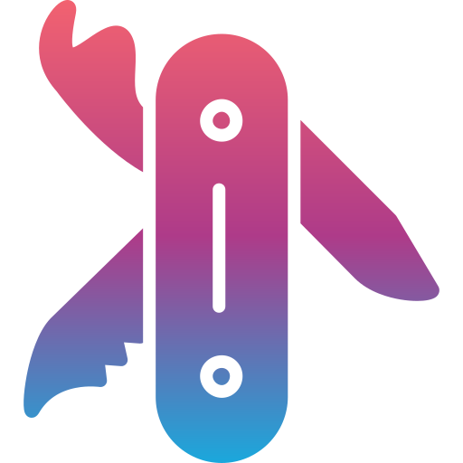 스위스 군용 칼 Generic Flat Gradient icon