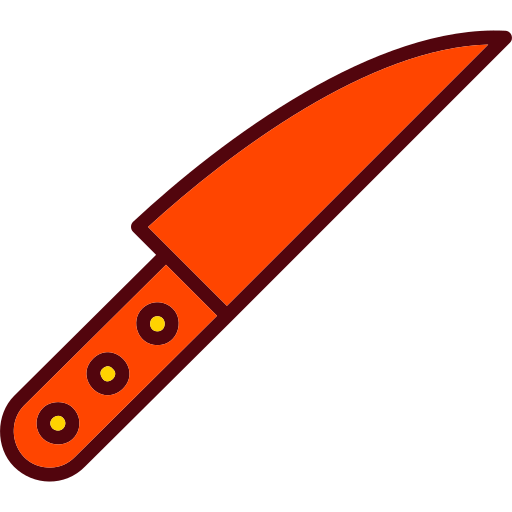 cuchilla de corte Generic Outline Color icono