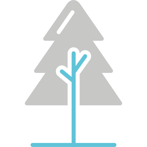 Tree Generic Blue icon