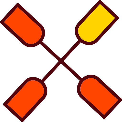 Paddle Generic Outline Color icon