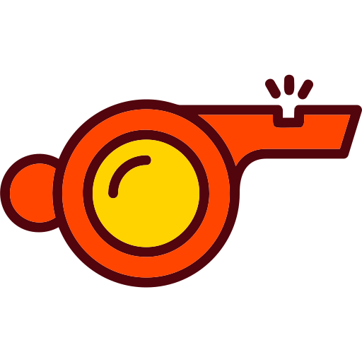 Whistle Generic Outline Color icon