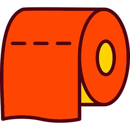 toilettenpapier Generic Outline Color icon