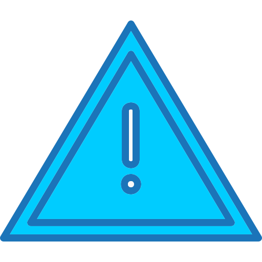 gevaar Generic Blue icoon