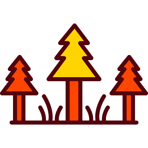 Pine Generic Outline Color icon