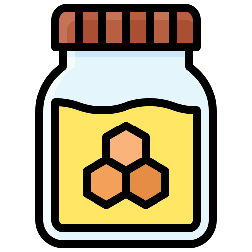 Honey Jar Generic Outline Color icon