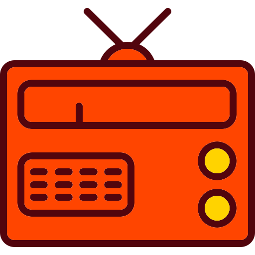 radio Generic Outline Color icono