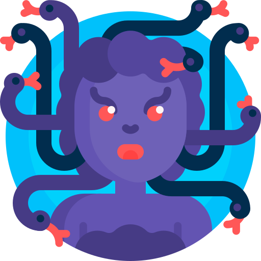 Medusa Detailed Flat Circular Flat icon