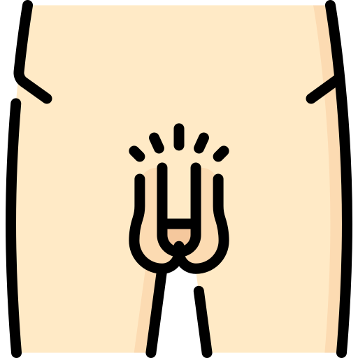 genitali Special Lineal color icona