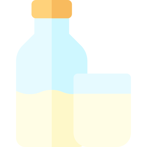 Молоко Basic Rounded Flat иконка