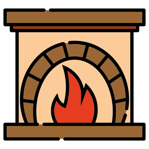 chimenea Generic Outline Color icono