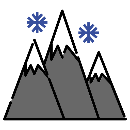 montain Generic Outline Color icon