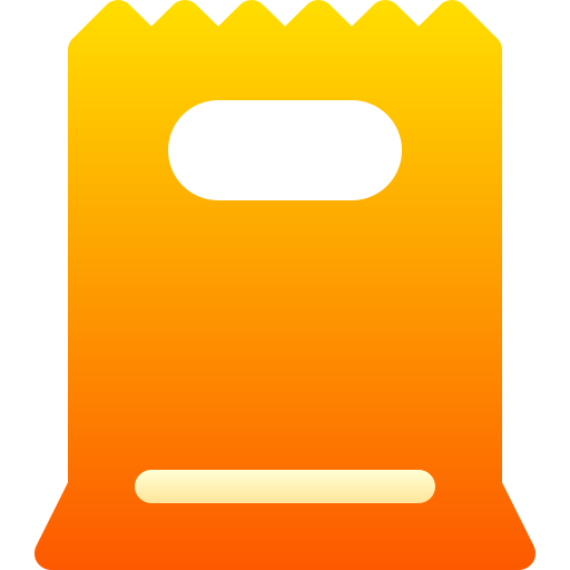 종이 봉지 Basic Gradient Gradient icon