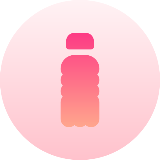 bouteille d'eau Basic Gradient Circular Icône