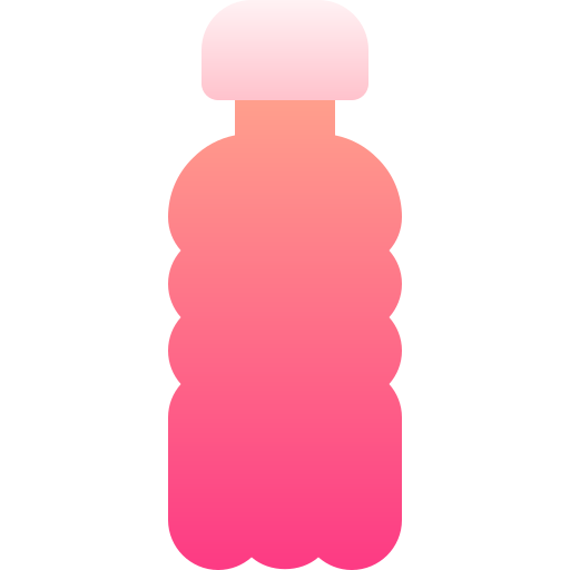 bottiglia d'acqua Basic Gradient Gradient icona