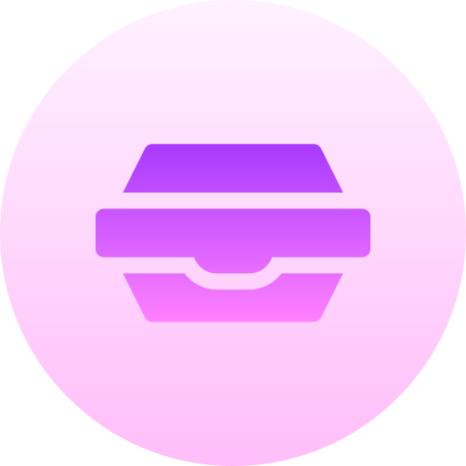 pojemnik na jedzenie Basic Gradient Circular ikona