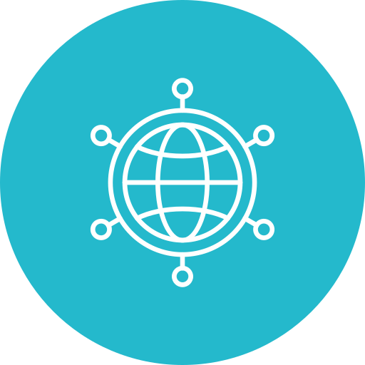 rete globale Generic Flat icona
