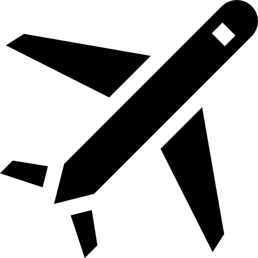 flugzeug Basic Straight Filled icon