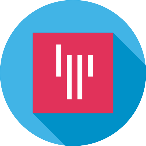 Gitter Flat Circular Flat icon