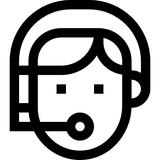 operator telefoniczny Basic Straight Lineal ikona