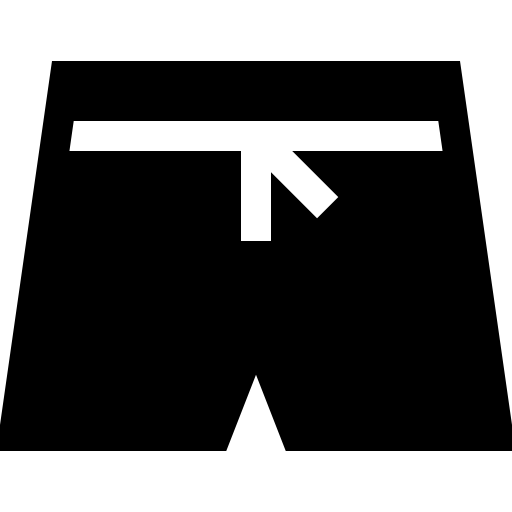badehose Basic Straight Filled icon