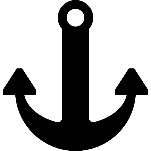 アンカー Basic Straight Filled icon
