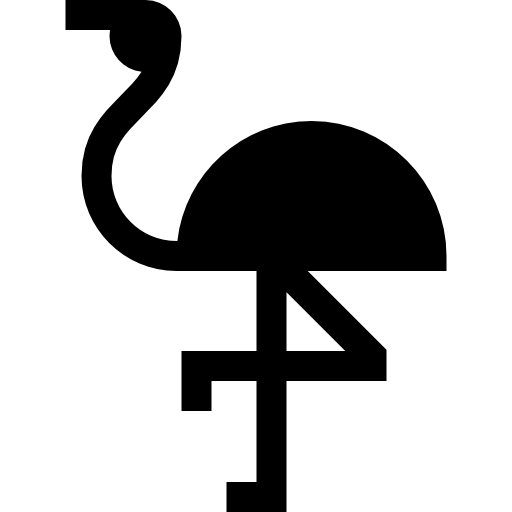 fenicottero Basic Straight Filled icona