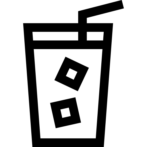 bibita analcolica Basic Straight Lineal icona