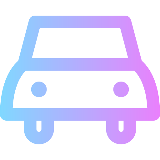 Taxi Super Basic Rounded Gradient icon