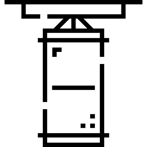 샌드백 Detailed Straight Lineal icon