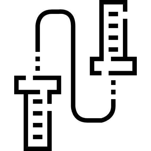 縄跳び Detailed Straight Lineal icon