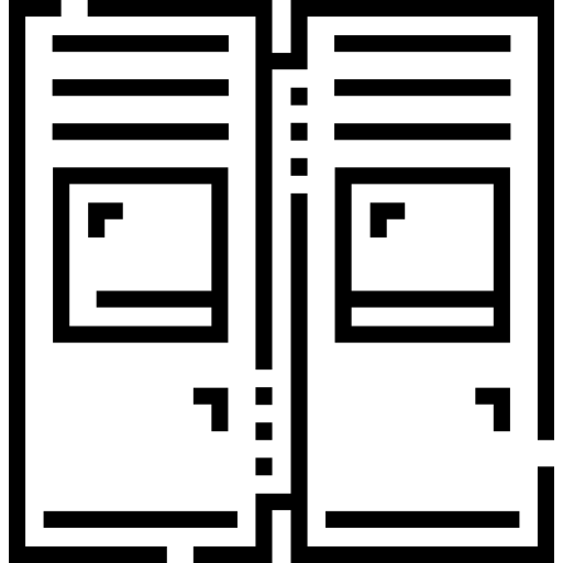 schließfächer Detailed Straight Lineal icon