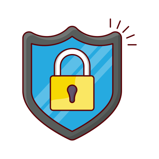scudo di sicurezza Generic Outline Color icona