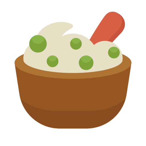 Mashed potato Generic Flat icon