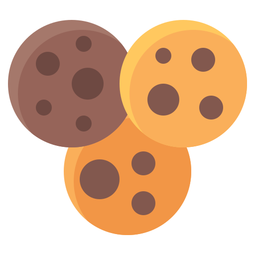 Chocolate chip Generic Flat icon