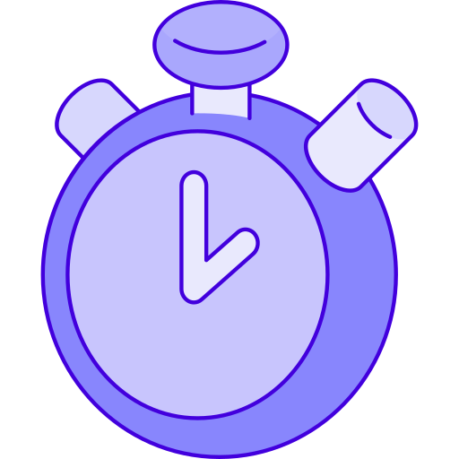 Stopwatch Generic Thin Outline Color icon