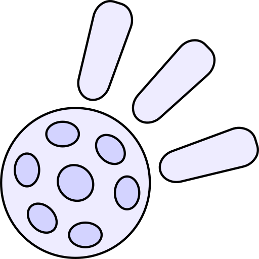 Мячик для гольфа Generic Thin Outline Color иконка