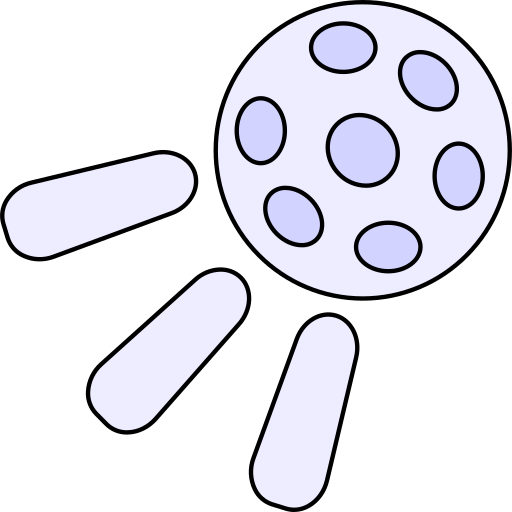 golfball Generic Thin Outline Color icon