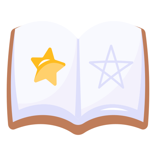 magiczna książka Generic Flat ikona