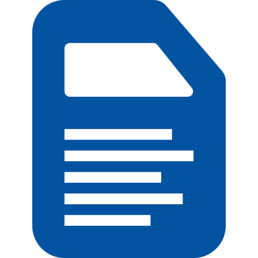 dokument Generic Blue icon