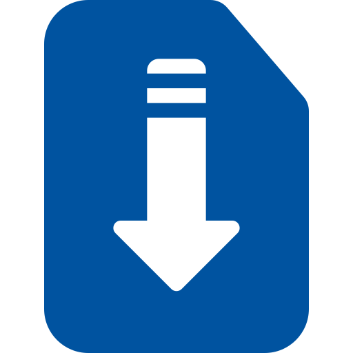파일 다운로드 Generic Blue icon