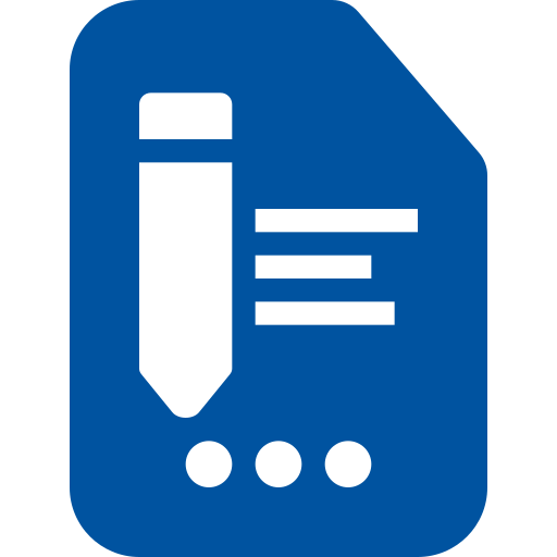 파일 수정 Generic Blue icon