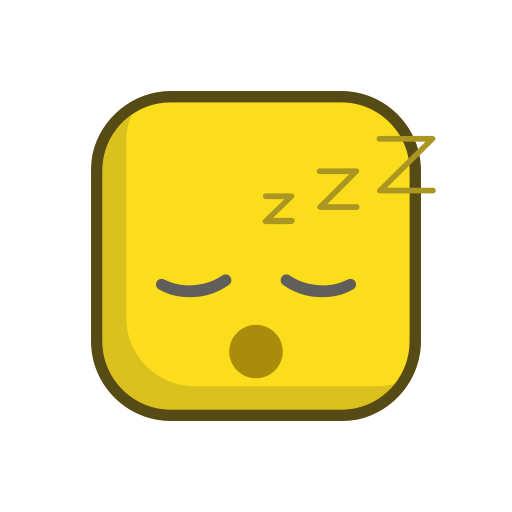 寝る Generic Outline Color icon