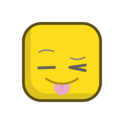 zwinkern Generic Outline Color icon