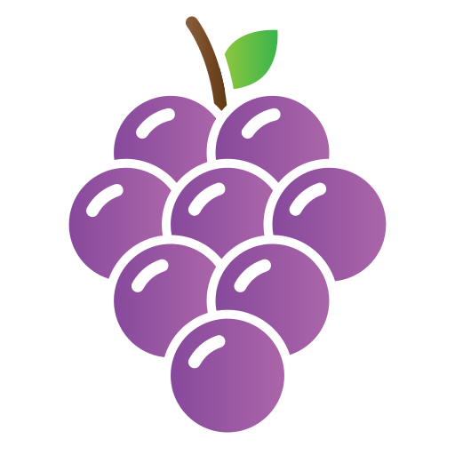 Grape Generic Flat Gradient icon