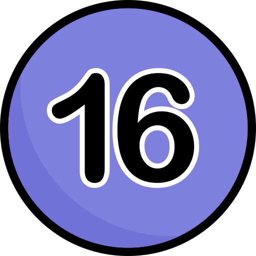 sechszehn Generic Outline Color icon