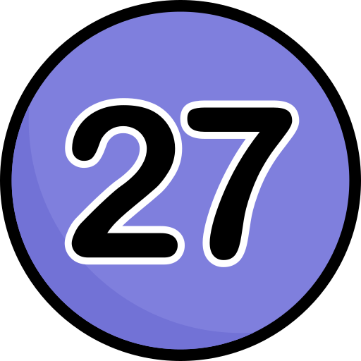 二十七 Generic Outline Color icon